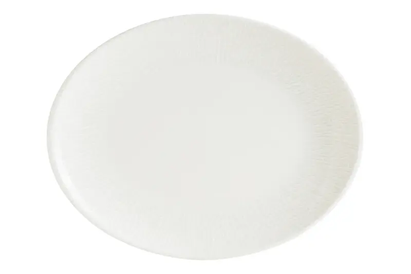 Блюдо овальное 310*240 мм. Белый Редикс, форма Мув Bonna /1/6/582/ 