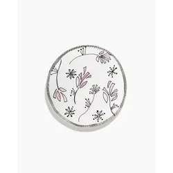 Тарелка 24 см Fiore Rosa Midnight Flowers