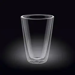 Стакан 400 мл. d=90 мм. h=140 мм. с двойными стенками Термостекло Wilmax /1/48/