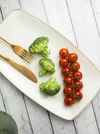 Набор столовой посуды 32 шт, Porland Seasons бежевый (Салатник 22 см/ 830 мл - 1 шт; Блюдо 32х20 см - 1 шт; Миска 16см/770 мл - 6 шт; Тарелка 28 см - 6 шт; Тарелка 24 см - 6 шт; Чашка+блюдце 340 мл - 6шт;)