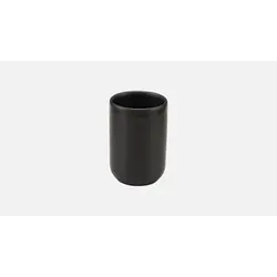 Кружка без ручки 380 мл, d 7,2 см, h 10,5 см, цвет черный, Elements