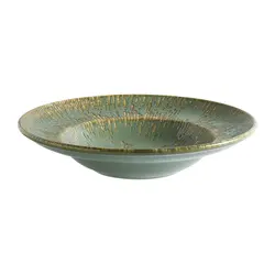 Тарелка d=240 мм. глубокая 400 мл. h=52 мм. Снэл Зеленый чай, форма Гурмэ Bonna /1/6/432/