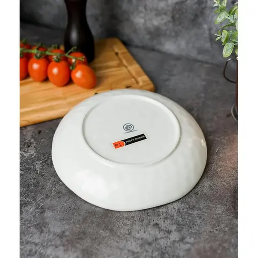 Салатник 450 мл d 21,5 см h3,8 см зеленый фарфор "The Sun Eco" P.L. Proff Cuisine [6]