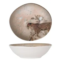 Салатник d=180 мм. 470 мл. h=55 мм. Саванна, форма Ваго Bonna /1/12/ 