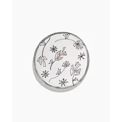Тарелка 28 см Fiore Rosa Midnight Flowers