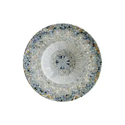 Тарелка глубокая, d=240 мм. 270 мл. h=47 мм. Mosaic, форма Банкет Bonna