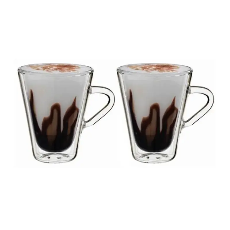 Кружка 105 мл. d=50 мм. h=75 мм. с двойными стенками Термостекло Luigi /2/