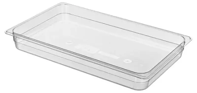 Гастроемкость 1/1 h=65 мм. 8,5 л. поликарб. прозрач. /1/7/