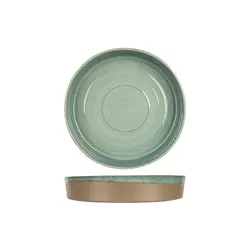 Тарелка суповая d 24 см h 4 см, BASALT OCEAN GREEN