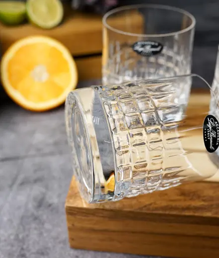 Набор стаканов низких Mixology Charme DOF 380 мл, хрустальное стекло, 6 шт.