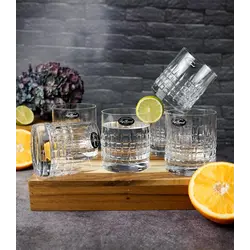 Набор стаканов низких Mixology Charme DOF 380 мл, хрустальное стекло, 6 шт.