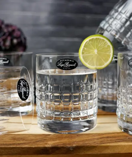 Набор стаканов низких Mixology Charme DOF 380 мл, хрустальное стекло, 6 шт.