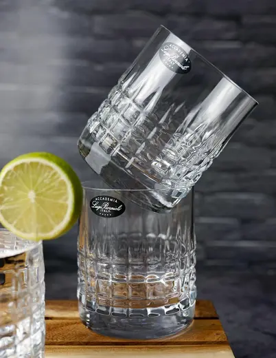 Набор стаканов низких Mixology Charme DOF 380 мл, хрустальное стекло, 6 шт.
