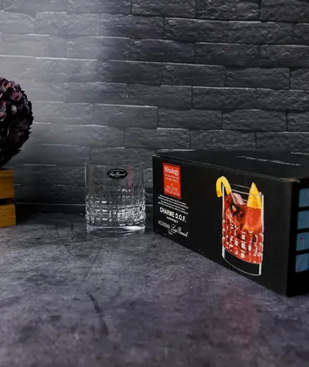 Набор стаканов низких Mixology Charme DOF 380 мл, хрустальное стекло, 6 шт.