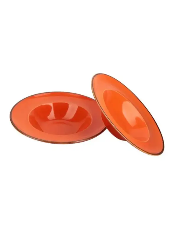 Набор глубоких тарелок для пасты Porland Seasons 25 см, 500 мл (2 предмета) оранжевый