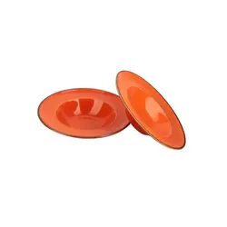 Набор глубоких тарелок для пасты Porland Seasons 25 см, 500 мл (2 предмета) оранжевый