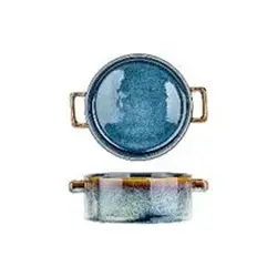 Чашка суповая с ручками 450 мл, d 13 см h 5,5 см, QUINTANA BLUE
