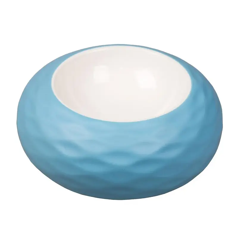 Блюдо для подачи бело-голубое P.L. Proff Cuisine Shine 20 см 300 мл