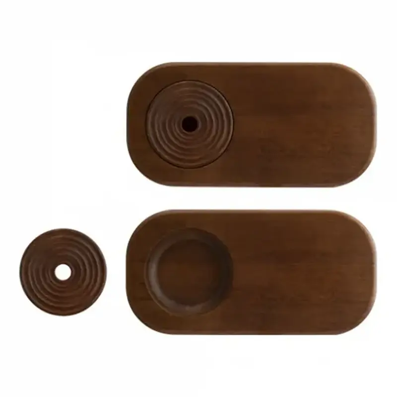 Доска для подачи прямоуг. 320*160*25 мм. бук (емкости см.описание) Bonna /1/4/ 