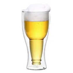 Бокал для пива 360 мл Bottle набор 2 шт. d 8,6 см h17,7 см термостекло P.L. Proff Cuisine [1]