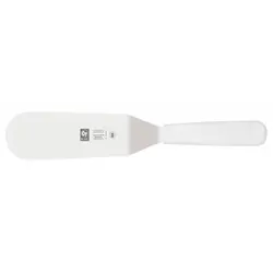 Лопатка 28 см. изогнутая раб. часть 12*5 см. нерж. с пластик. ручкой белая Icel /1/6/