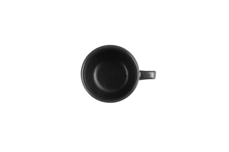 Чашка чайная, Porland, BLACK, 177 мл