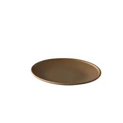 Тарелка мелкая 17,8 см, цвет коричневый, Hygge