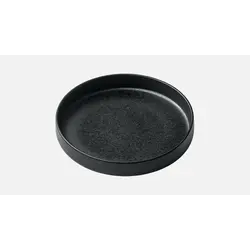 Тарелка глубокая с вертикальным бортом 1,3 л, d 24 см, h 4,2 см, цвет черный, Nara