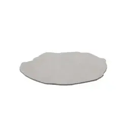 Тарелка мелкая 22,4x20,7 см, Snow