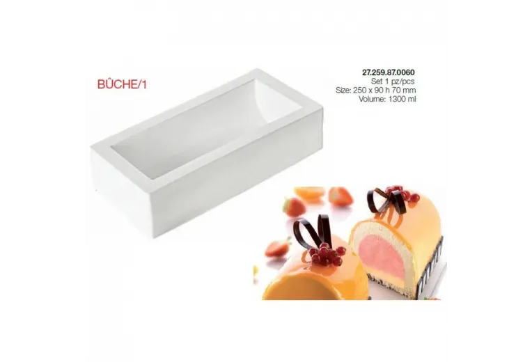 Форма кондитерская Silikomart BUCHE/1 25*9 см, h 7 см, силикон, Италия