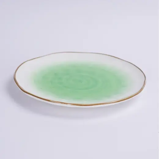 Тарелка d 19 см зеленая фарфор "The Sun Eco" P.L. Proff Cuisine [6]
