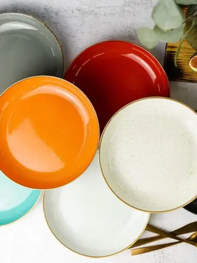 Набор салатников Porland Seasons 22 см (2 предмета), бежевый, 835 мл