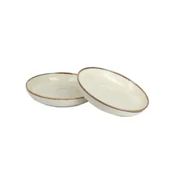 Набор салатников Porland Seasons 22 см (2 предмета), бежевый, 835 мл