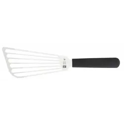 Лопатка 29 см. прямая раб. часть 17*8 см. нерж. широкая с пластик. ручкой, черная Icel /1/6/