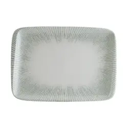 Блюдо прямоуг. 230*160 мм. Ирис Серый, форма Мув Bonna /1/12/1260/ 