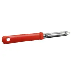 Овощечистка 5,1/17 см. с плавающим лезвием, красная нерж. с пластик. ручкой Tellier /1/25/