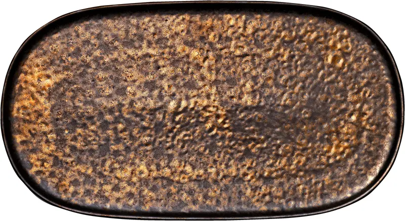 Блюдо овальное без рима 34x19 см, NIVO METALLIC, World of Colours