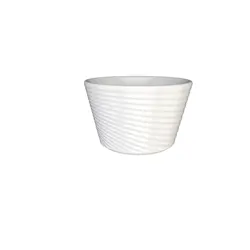 Сахарница 250 мл. d=100 мм. h=65 мм. Белый Луп узкая полоска Bonna /1/6/708/ 