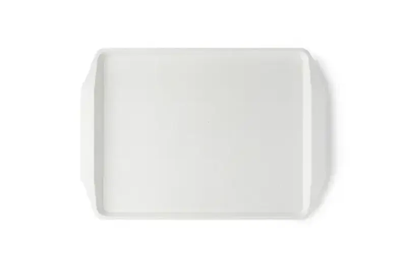 Поднос 42*30 см. белый мрамор поверхность классик MGprof /1/10/