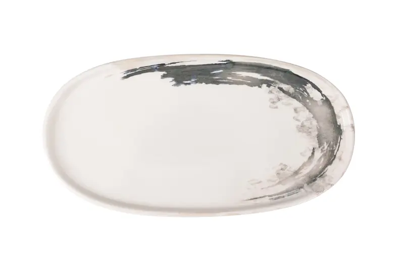 Блюдо овальное 34 см Quartet Slate PIOLI