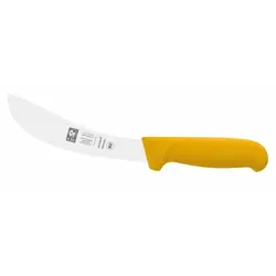 Нож для снятия кожи 150/285 мм. изогнутый, желтый SAFE Icel /1/6/