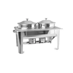 Чафиндиш (мармит) для первых блюд (две емкости по 4,5 л.) MGsteel /1/