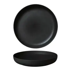 Тарелка с бортом d 23 см h3,5 см 600 мл Black Sand Fine Plus Noble [4]