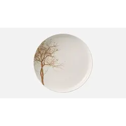 Тарелка глубокая 850 мл, d 23 см, h 3,7 см, декор дерево, Nature Infused