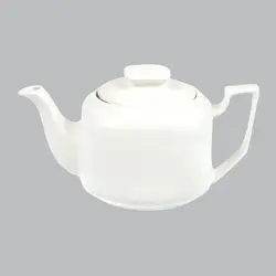 Чайник 500 мл с ситом белый фарфор P.L. Proff Cuisine [1]