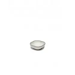 Салатник с волнистым краем D9см, H3см, цвет белый, Inku