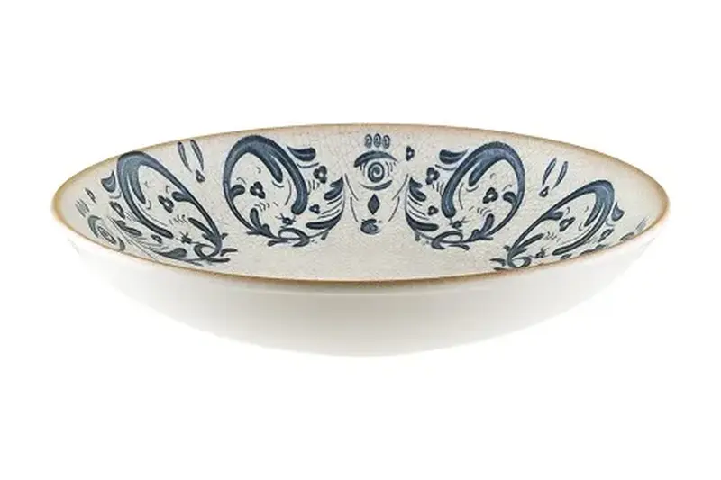 Тарелка d=250 мм. глубокая 1300 мл. h=50 мм. Виенто, форма Банкет Bonna /1/6/432/ 