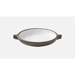 Блюдо круглое с ручками d 17,4 см, h 3,3 см, цвет белый, ReNew