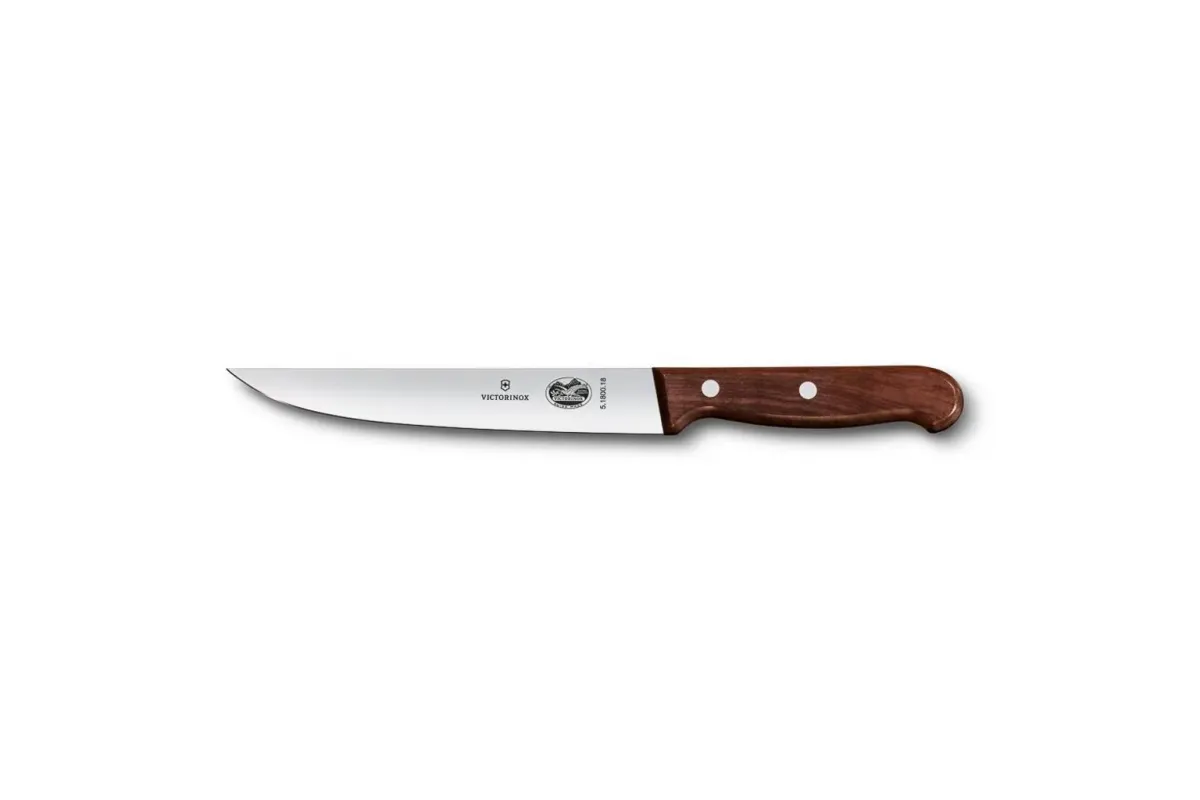 Нож для разделки Victorinox Rosewood 18 см, ручка розовое дерево