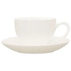 Чайная пара 200 мл белая фарфор P.L. Proff Cuisine [4]
